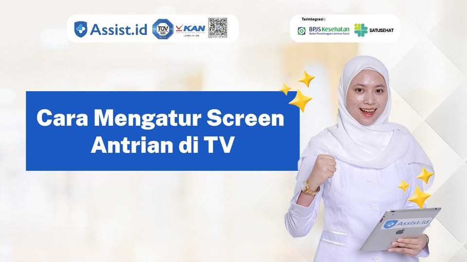 Cara Mengatur Screen Antrian di TV