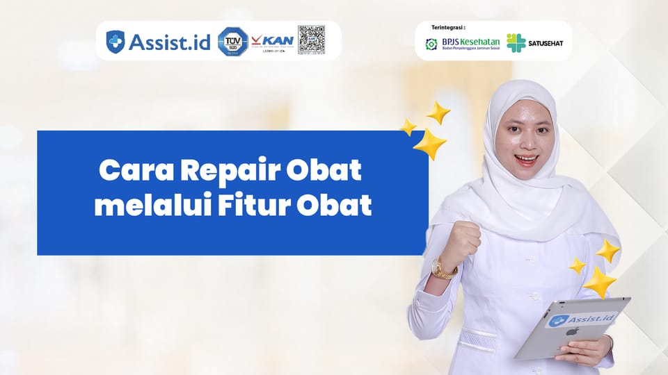 Cara Repair Obat melalui Fitur Obat